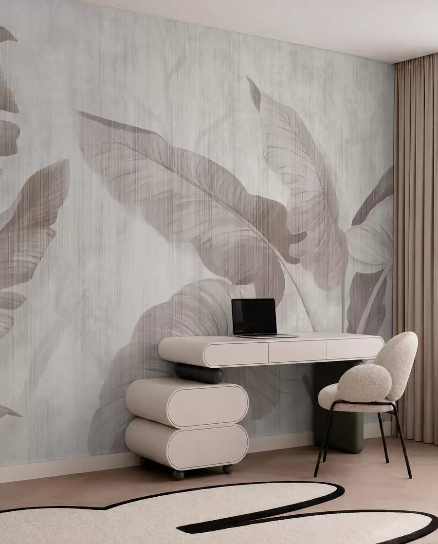wall murals Тропски листови у стилу Грунге u00299