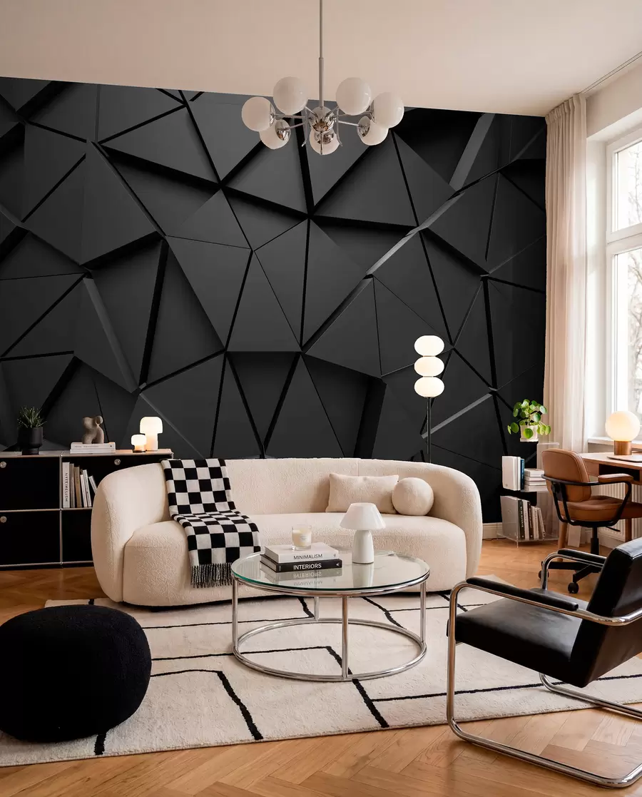 wall murals Графитни троуглови u03062