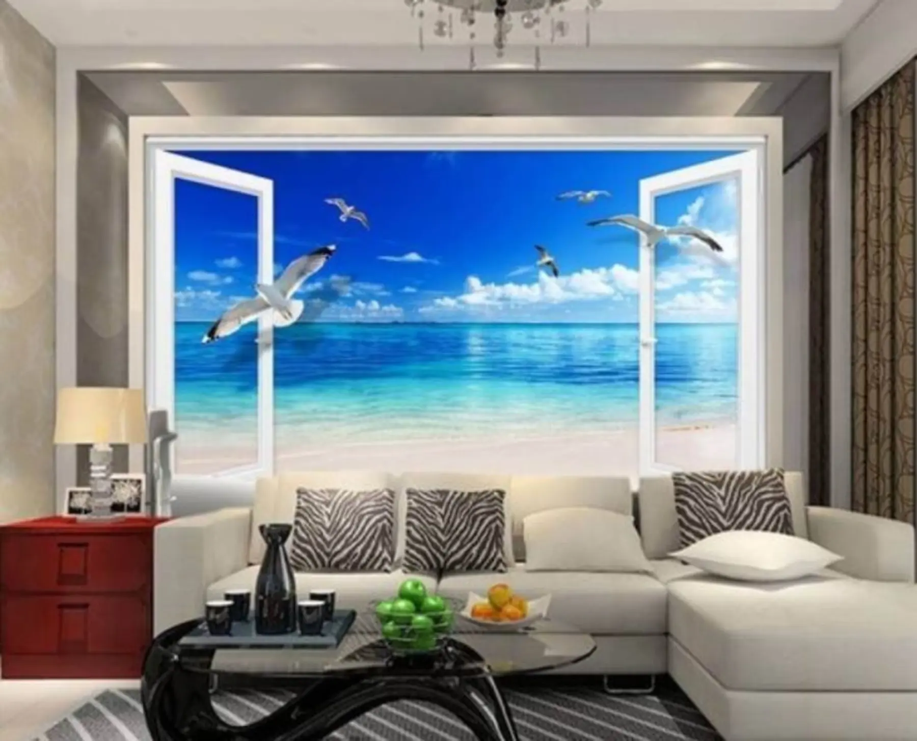 wall murals Птица, небо и вода u03352