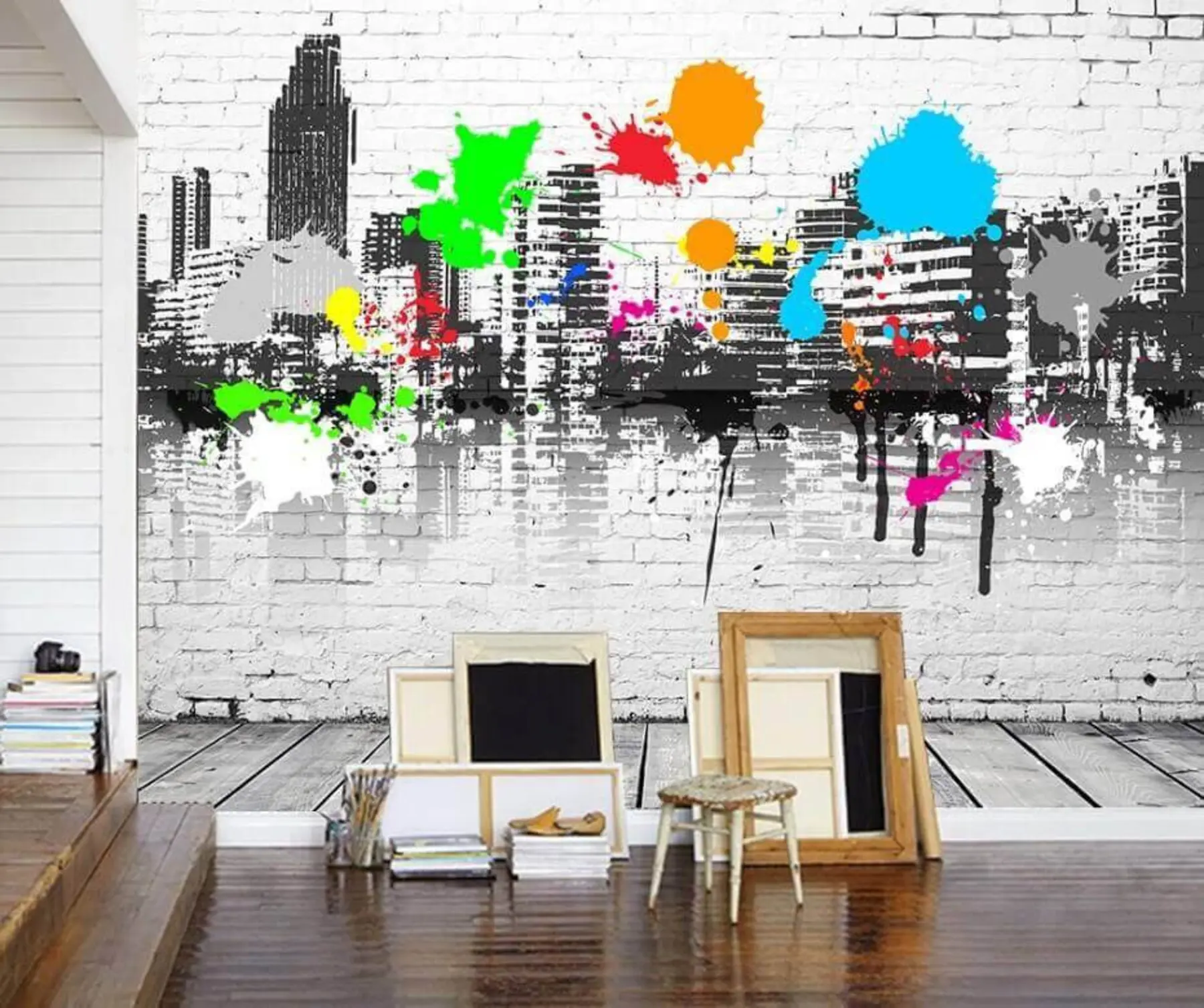 wall murals Град на зиду, урбани стил u03450