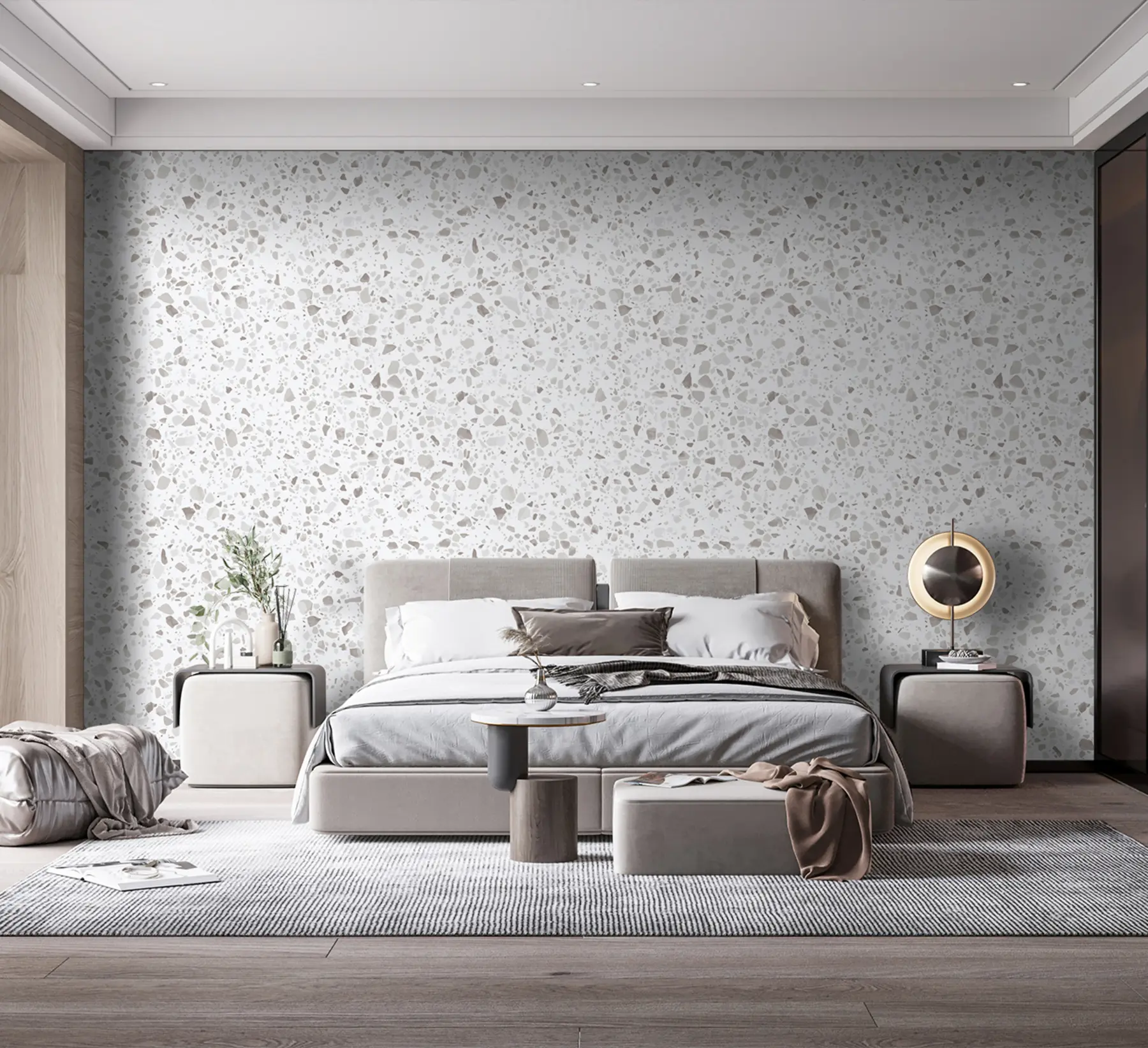 wall murals Терраззо плочице, мозаик са природним камењем, гранитом, мермером, кварц, бетон u94304