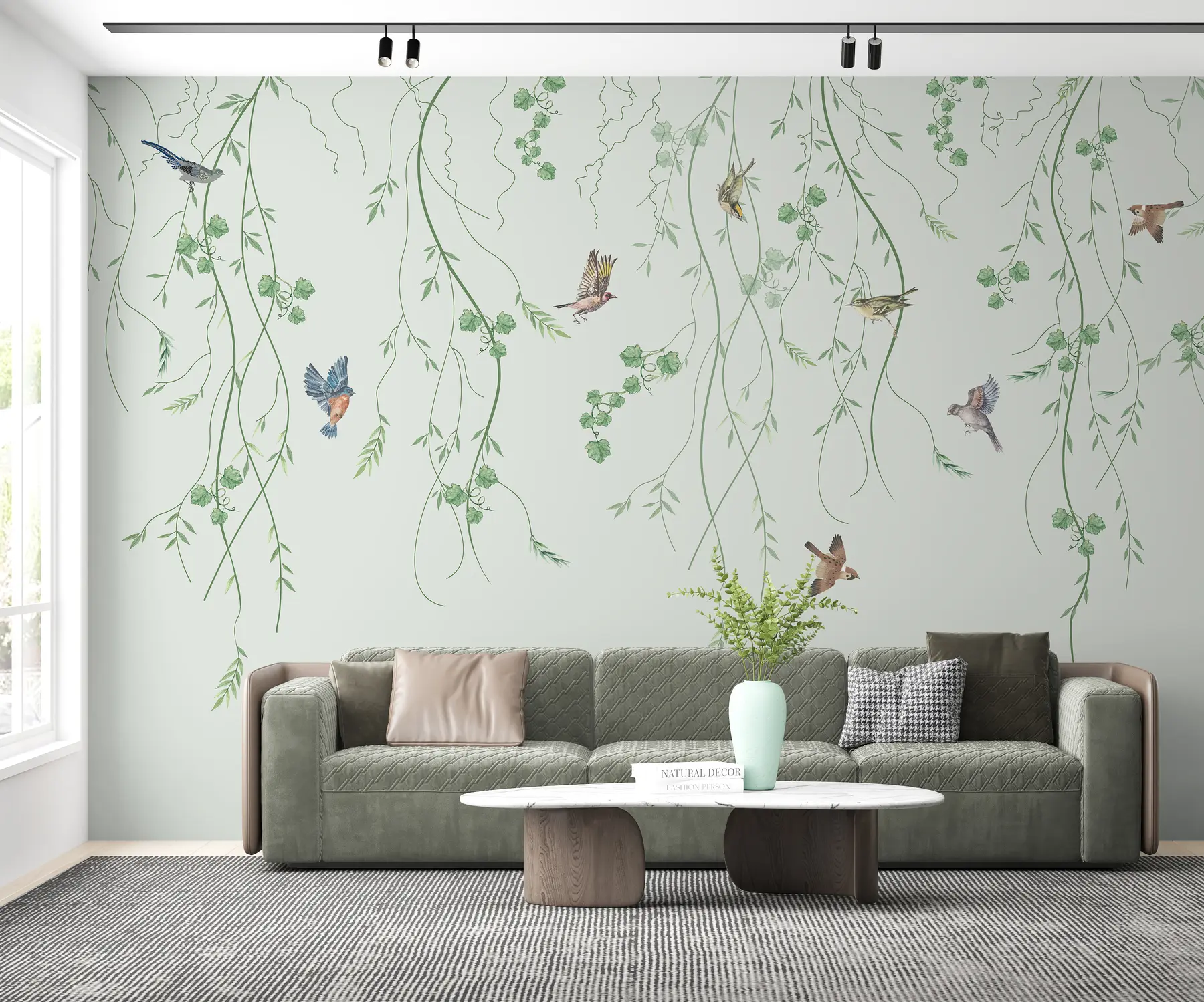wall murals Подружнице са птицама, Цхиноисерие u94493