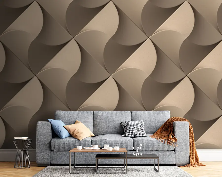 wall murals Смеђи узорак u75836