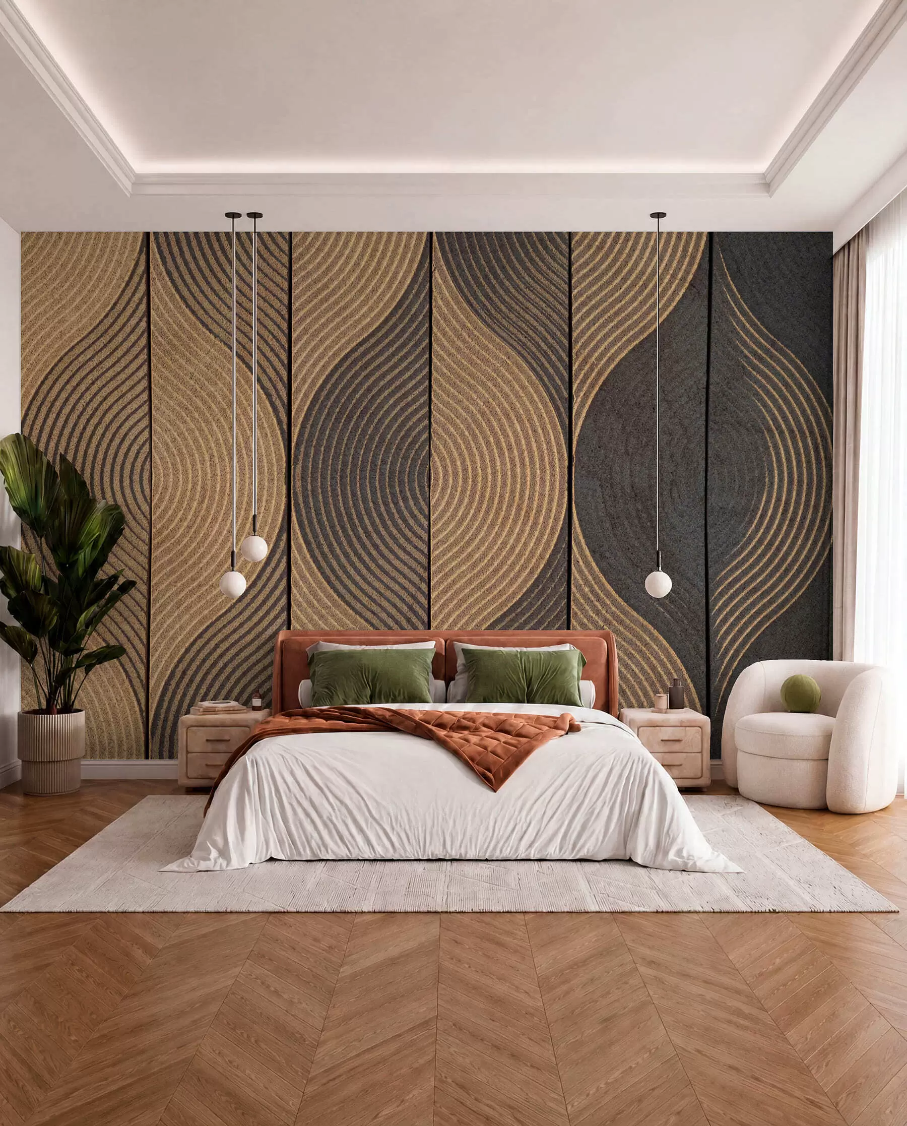 wall murals Таласи у оријенталном стилу u75837