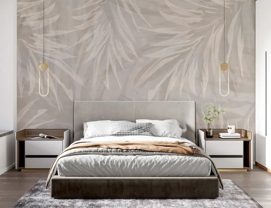 wall murals Лишће на пастелској позадини u95013