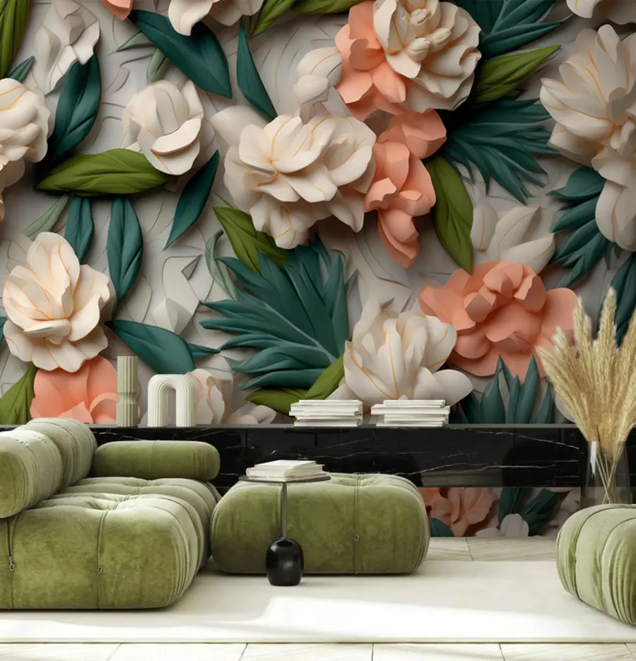 wall murals 3Д апстрактне биљке u95592