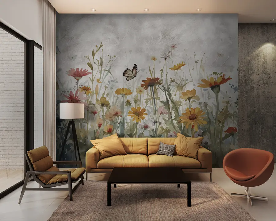 wall murals Водене плоче и лептири u95406