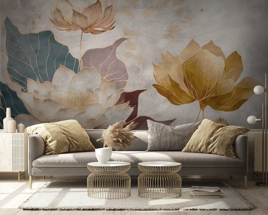 wall murals Прелепо велико цвеће u95418
