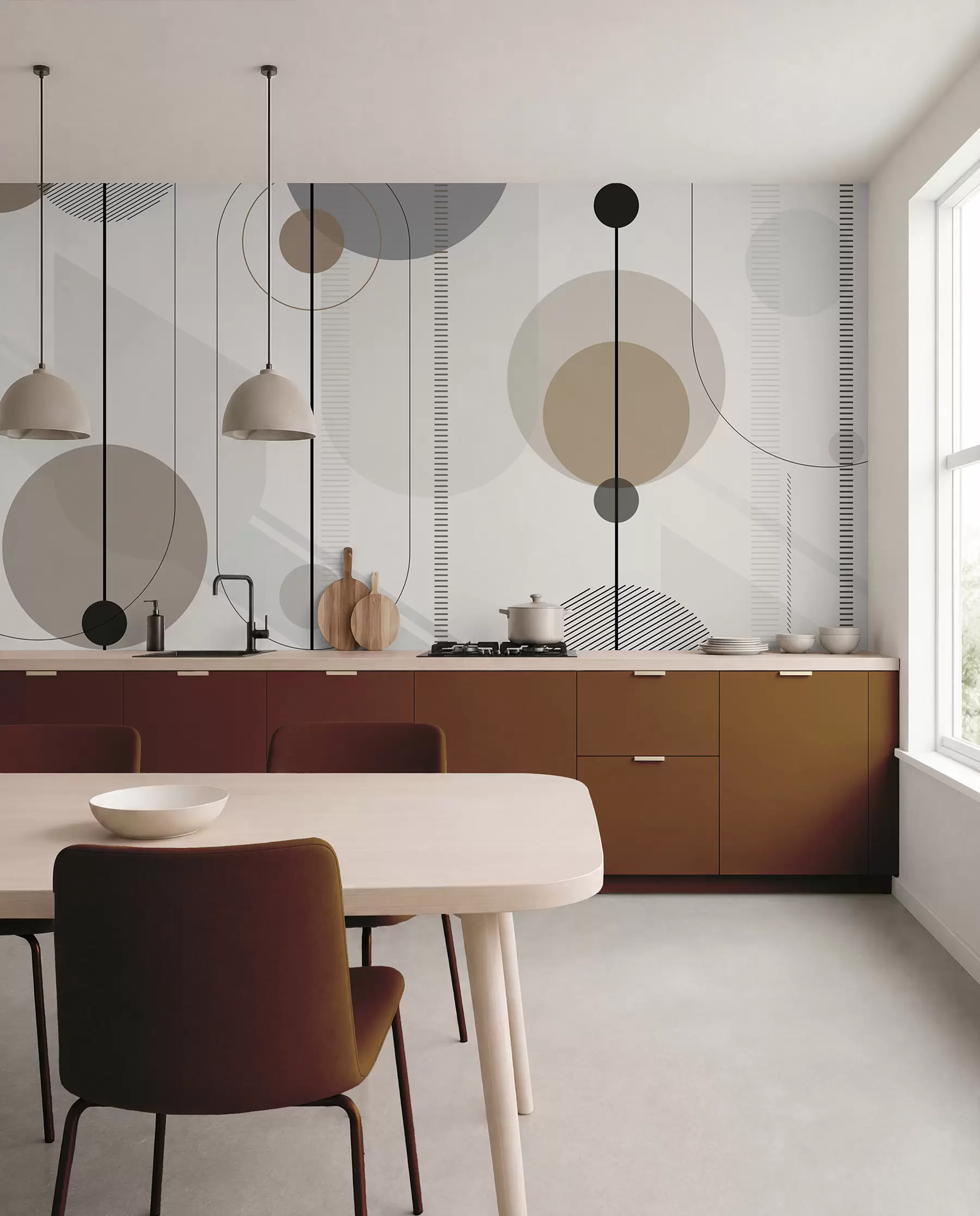 wall murals геометријска хапшења u95379