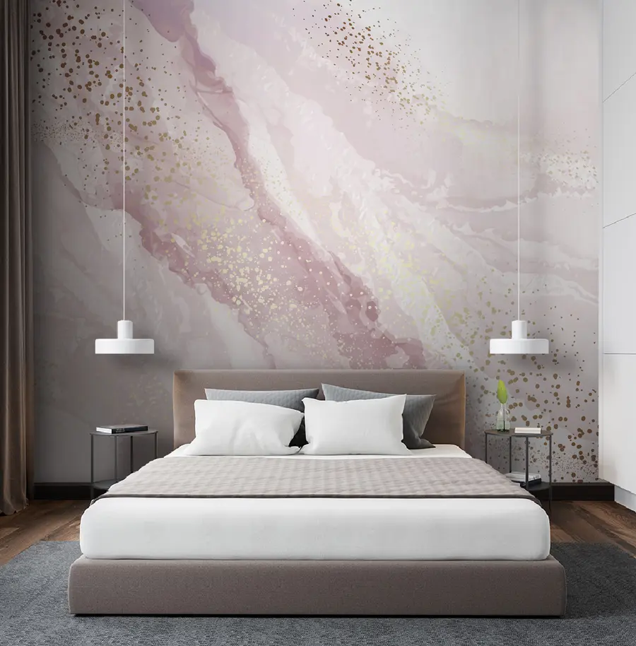 wall murals Сажетак сликарство, имитација мермерне површине камена u95846