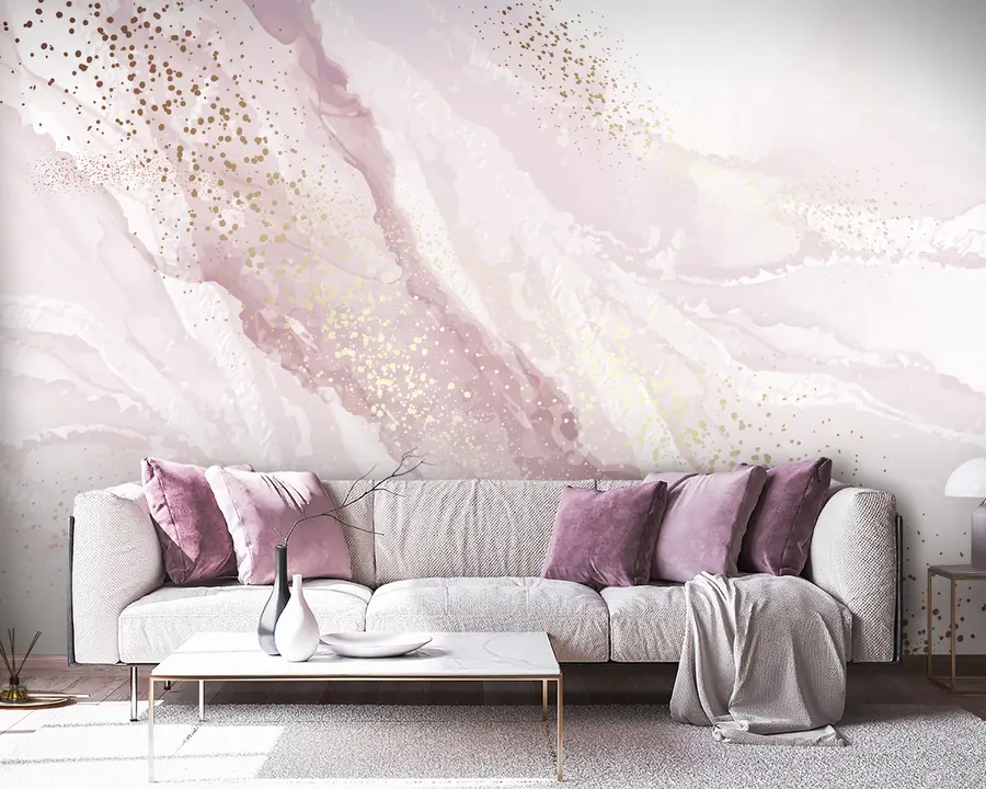 wall murals Сажетак сликарство, имитација мермерне површине камена u95846