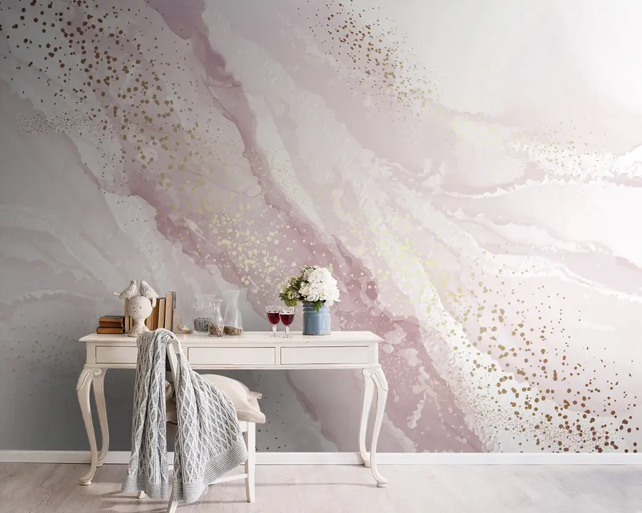 wall murals Сажетак сликарство, имитација мермерне површине камена u95846