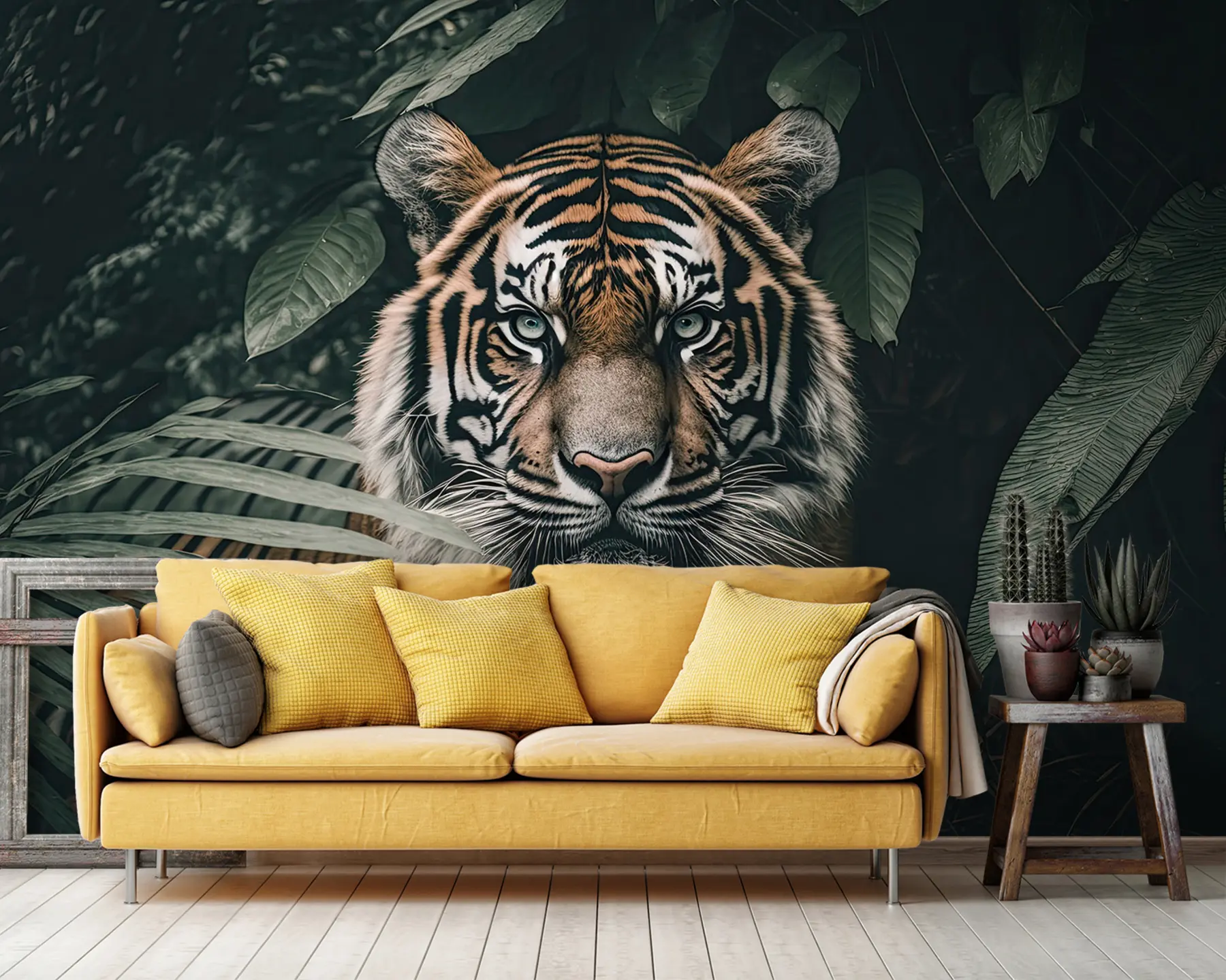 wall murals Тигар у прашуми u95619