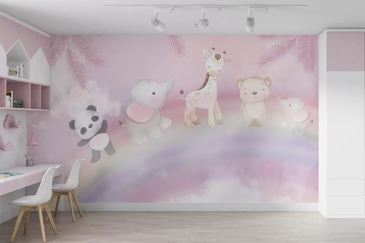 wall murals Животиње на дуги u95382
