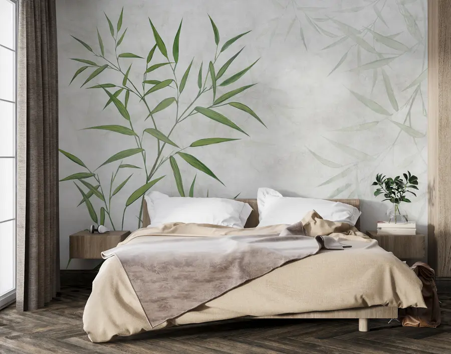 wall murals Одлази са бамбусом реед u95921