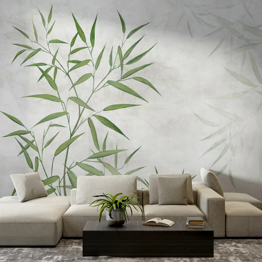 wall murals Одлази са бамбусом реед u95921