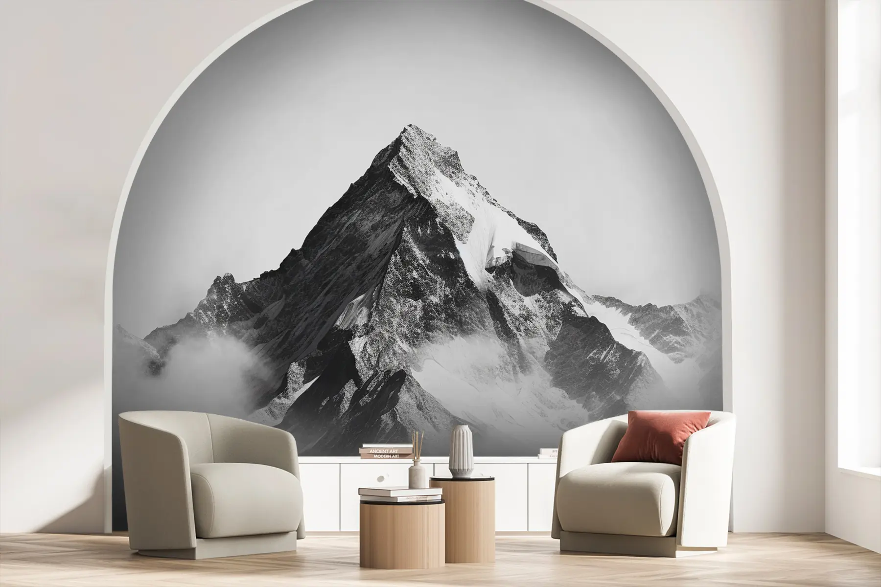 wall murals Планински пејзаж се опусти u96033