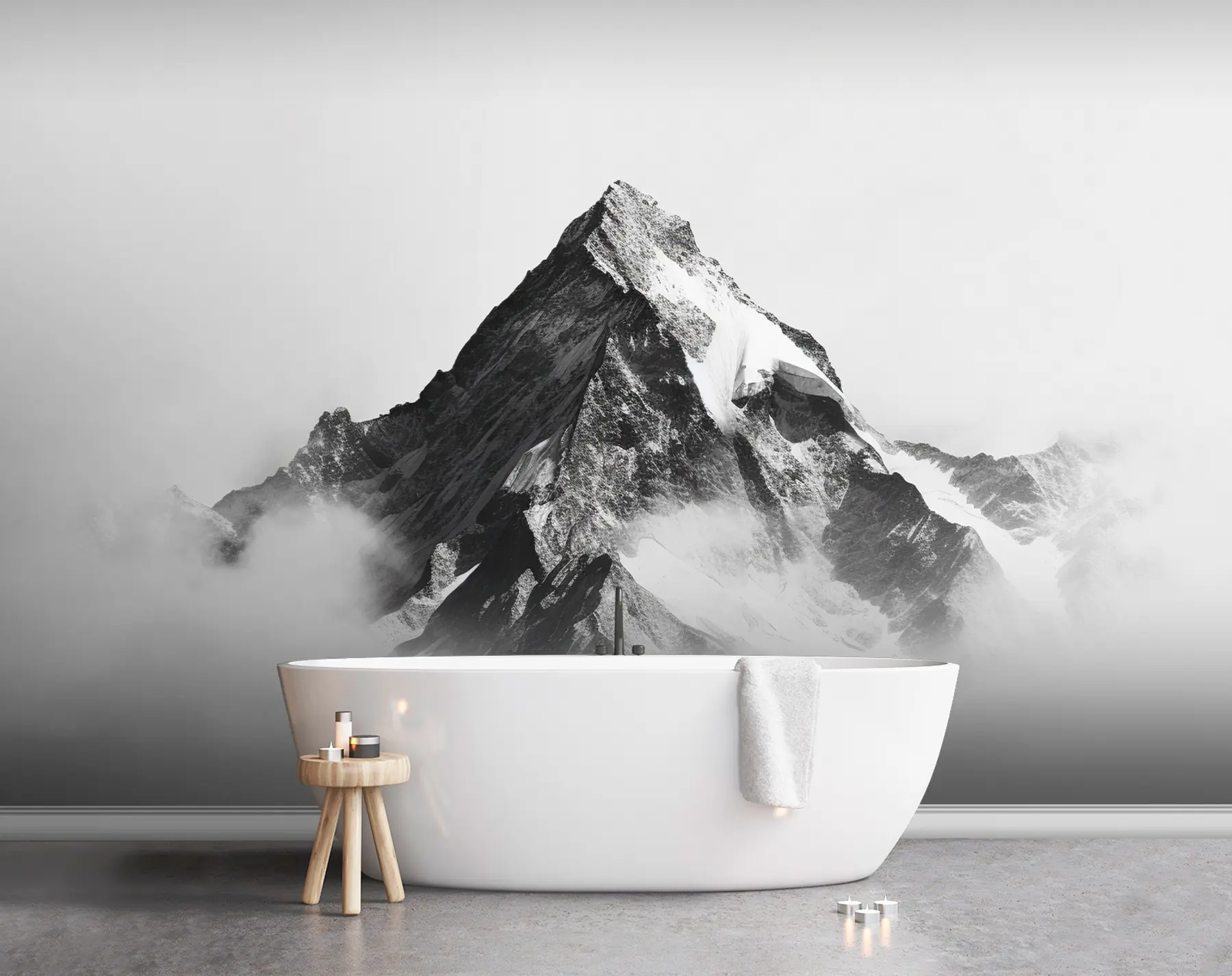 wall murals Планински пејзаж се опусти u96033