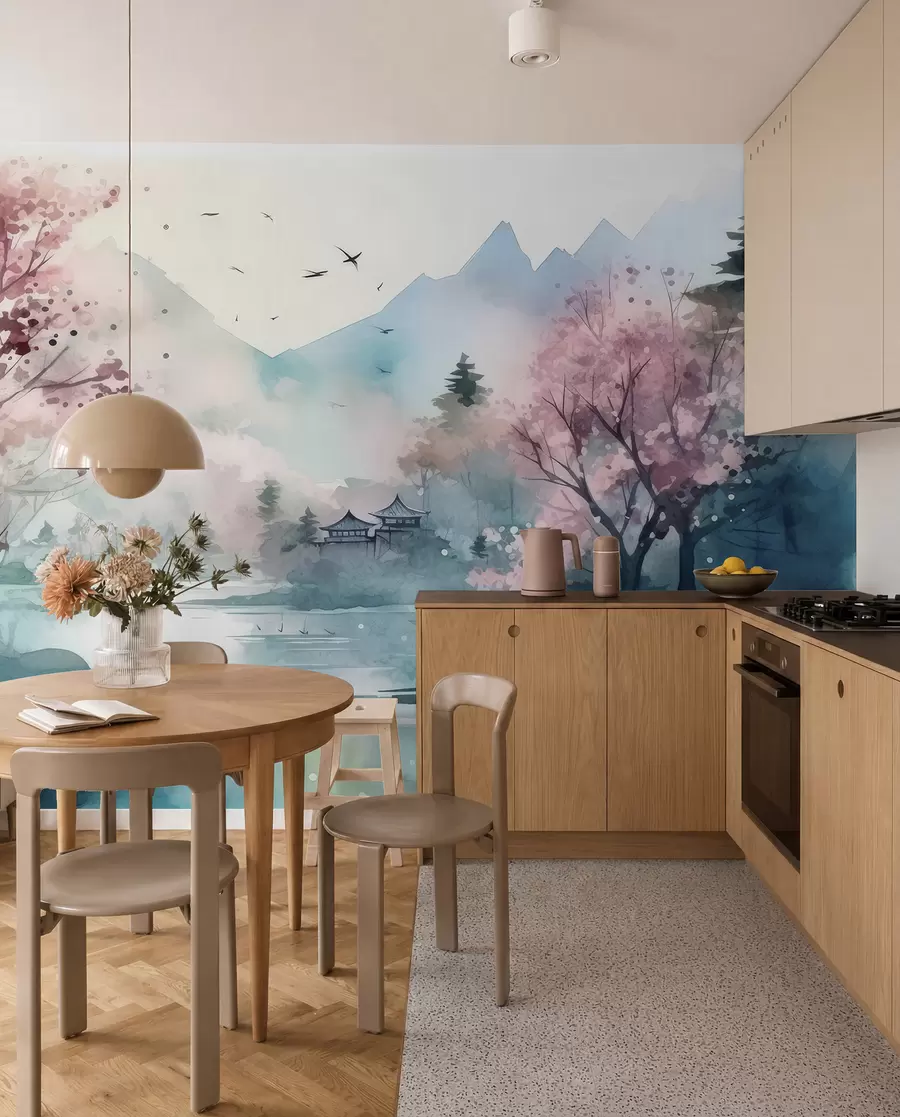 wall murals Планински пејзаж Баи u96039