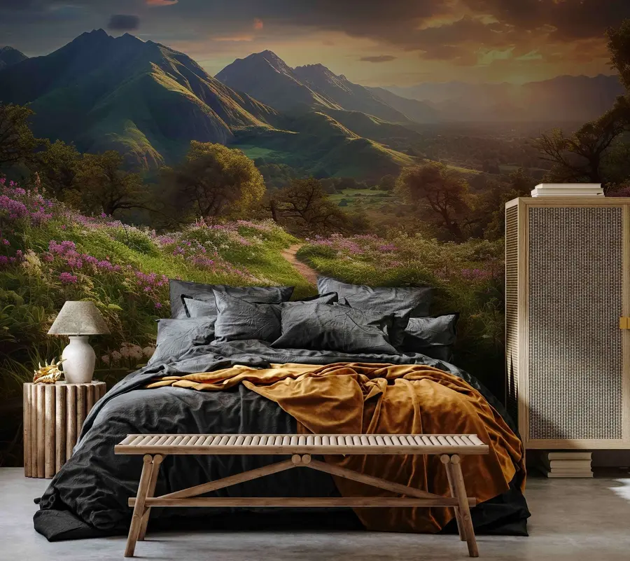 wall murals Планински пејзаж путовање до бајке u96212