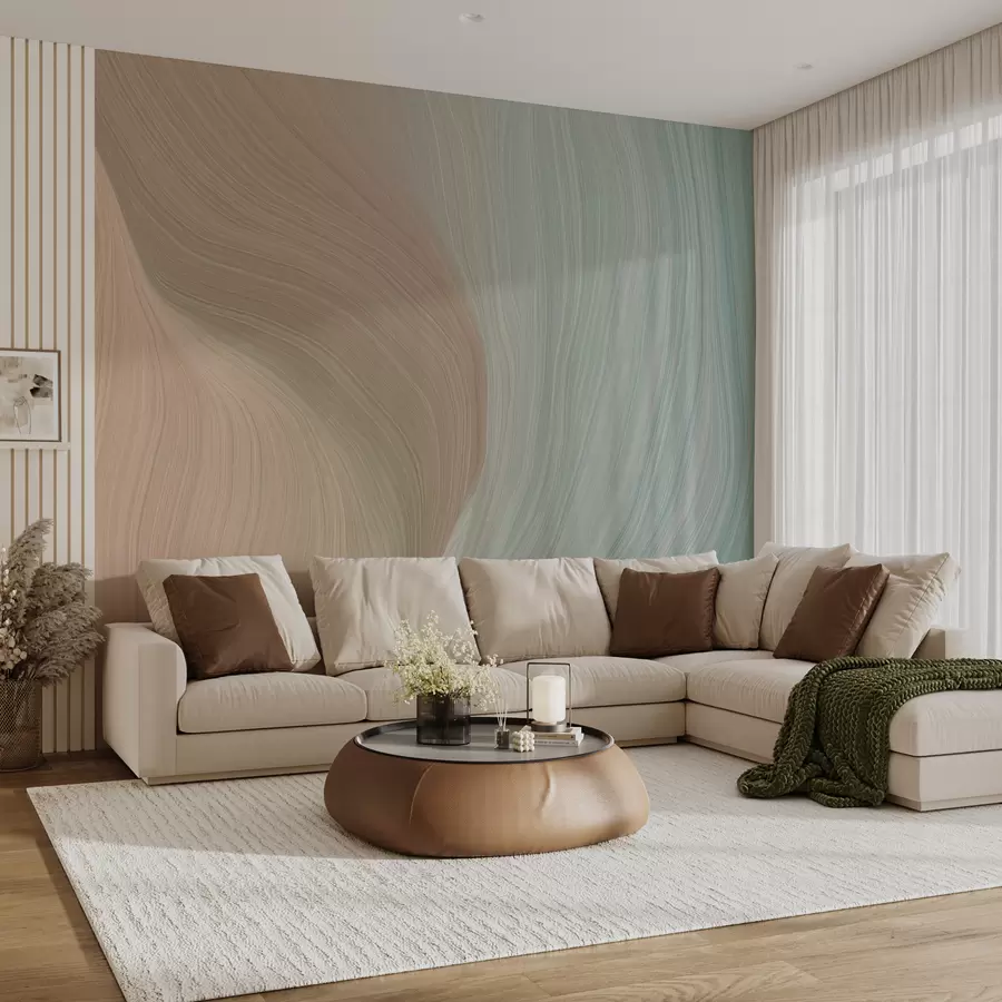 wall murals Шкриљевци сиве таласе u96285