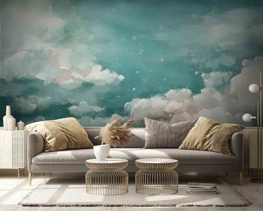 wall murals Небо и облаци у уљу u96323