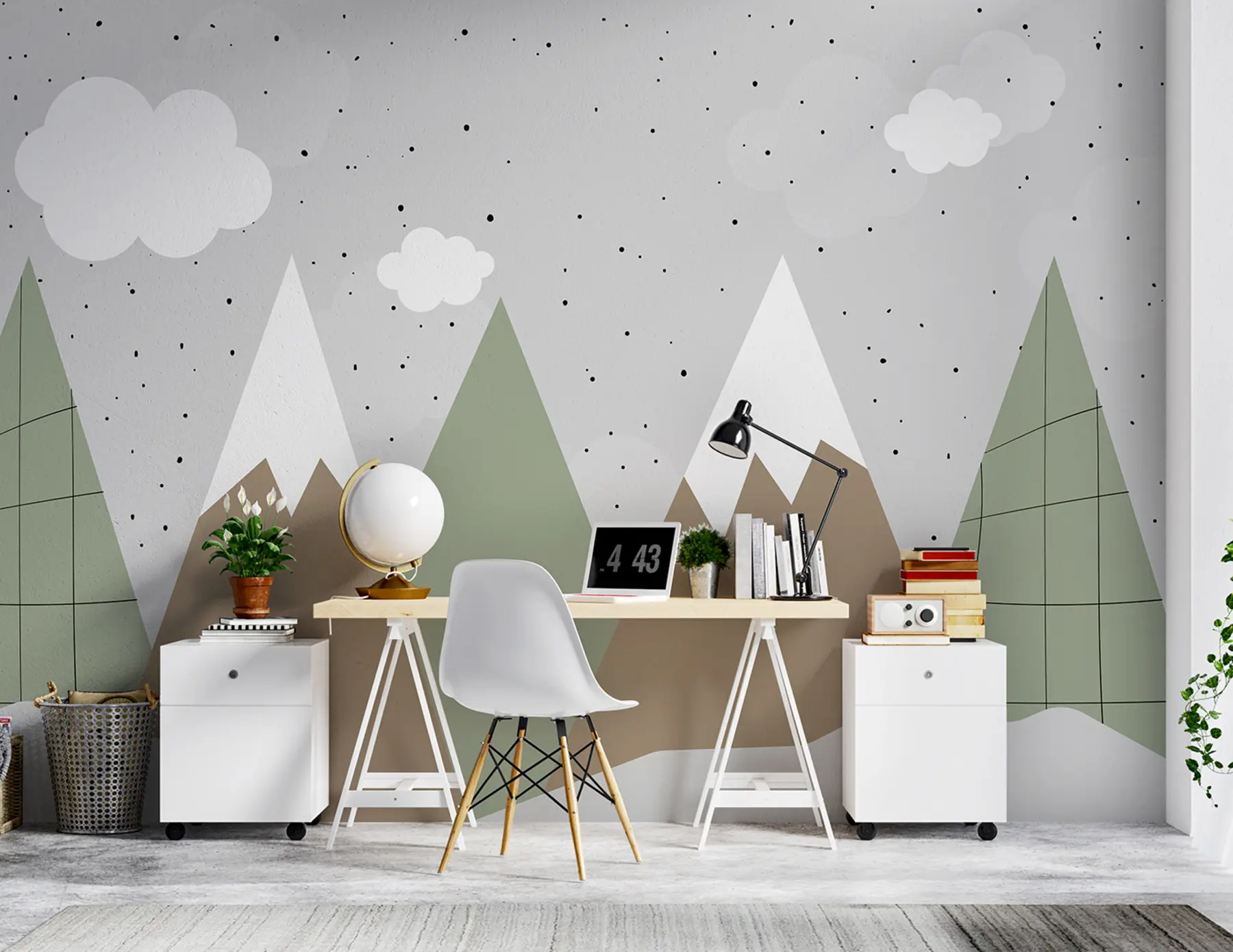 wall murals Планине и облаци u96298