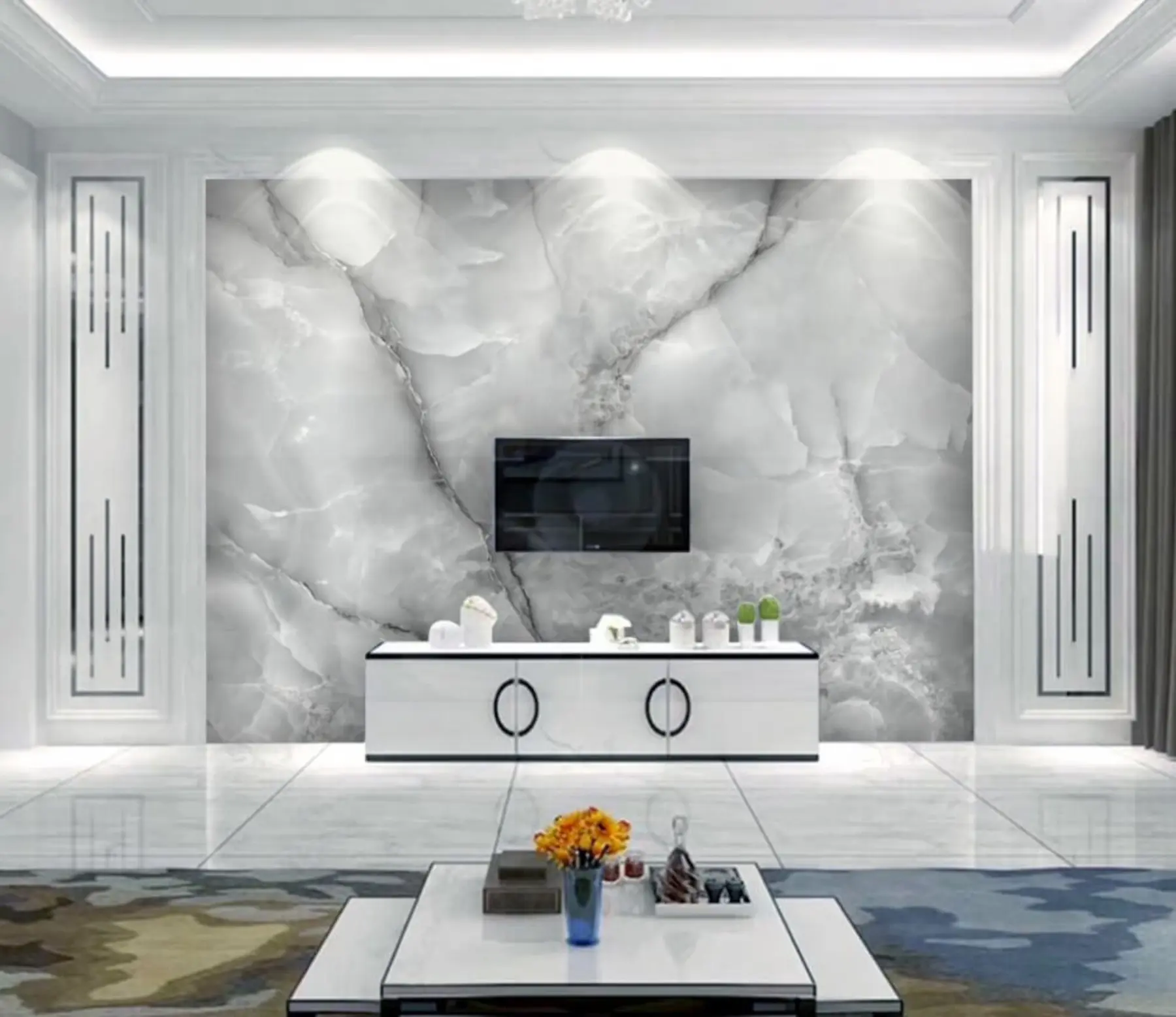 wall murals Мермер попут леда u12050