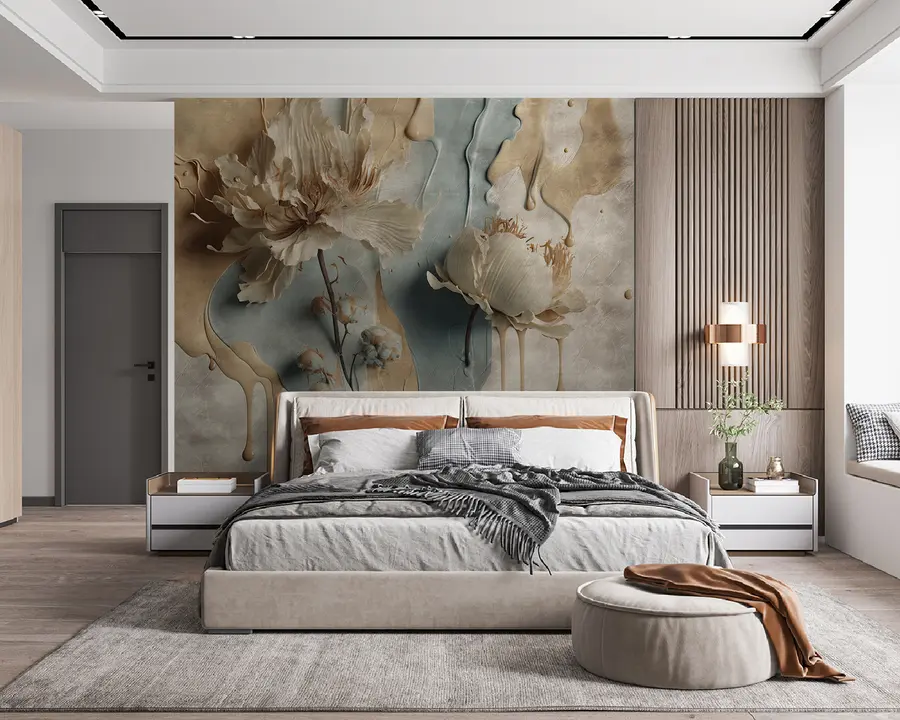 wall murals Цвеће и бојилице u95662