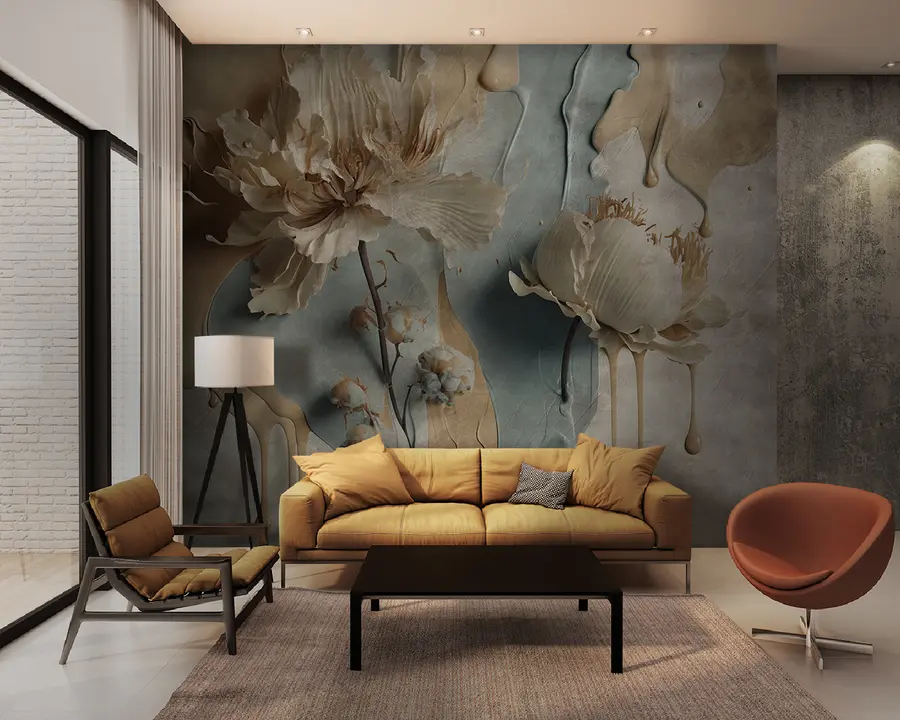 wall murals Цвеће и бојилице u95662