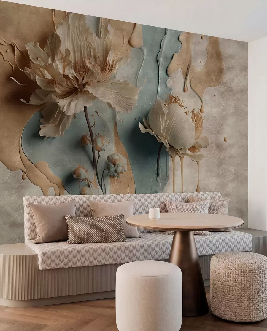 wall murals Цвеће и бојилице u95662