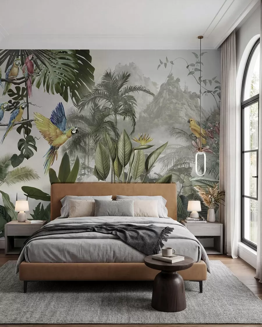 wall murals Парроти у прашуми u95693