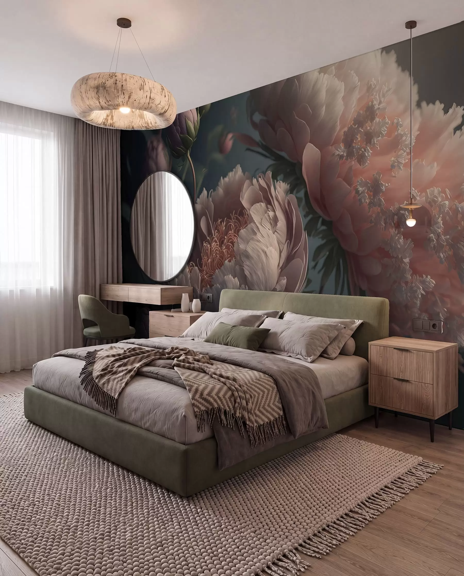 wall murals Цвеће за сумрак u96633