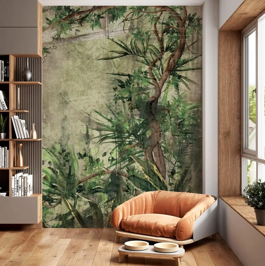 wall murals Шиштари, биљке и дрвеће тропске џунгле u96932