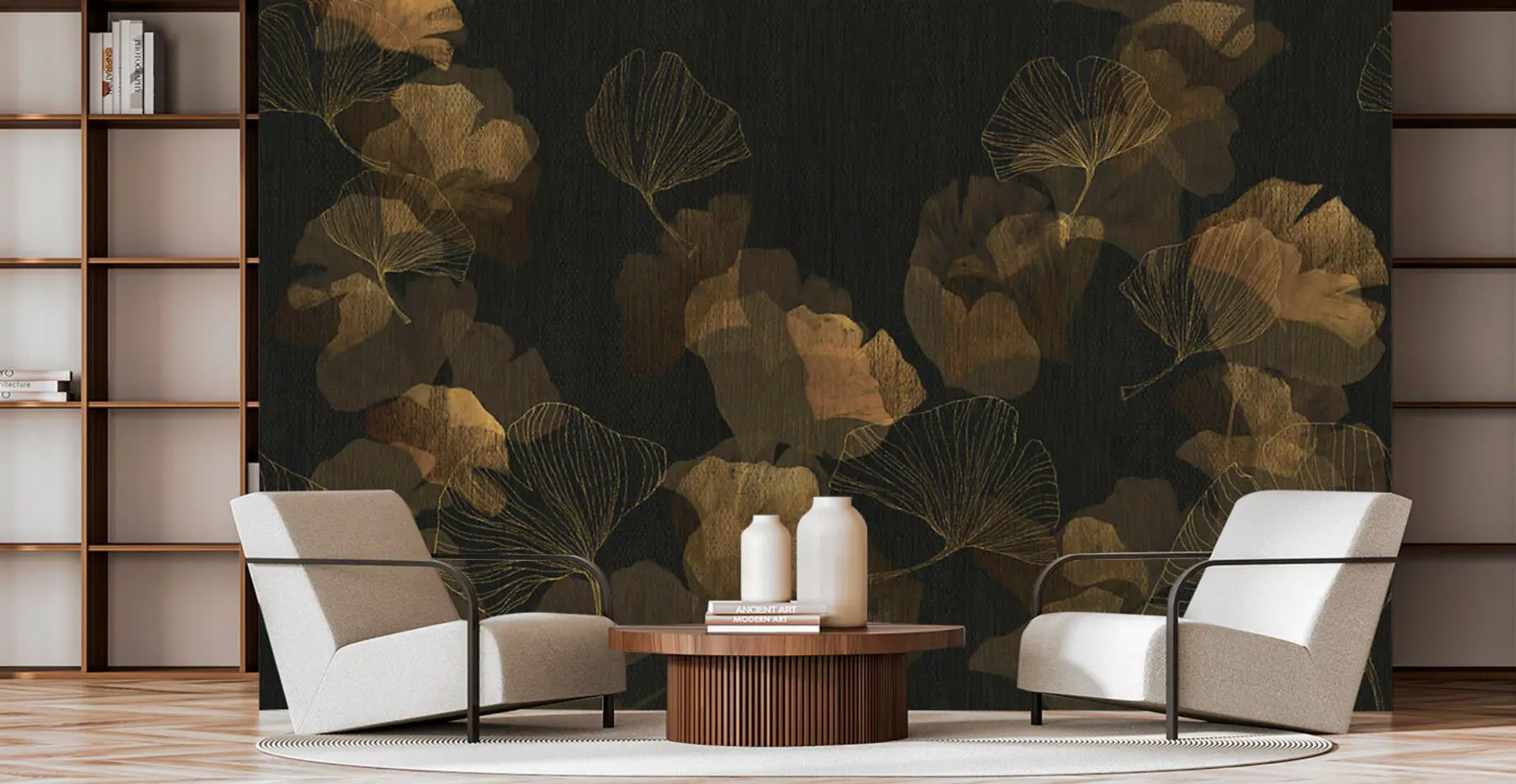 wall murals Популарни листови гинка u97142