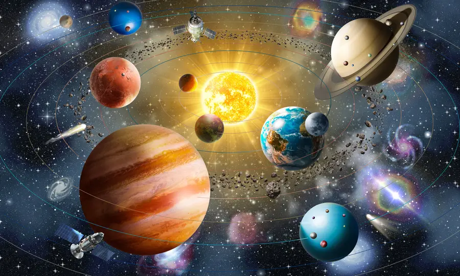 wall murals Очаравајући простор, соларни систем u97222