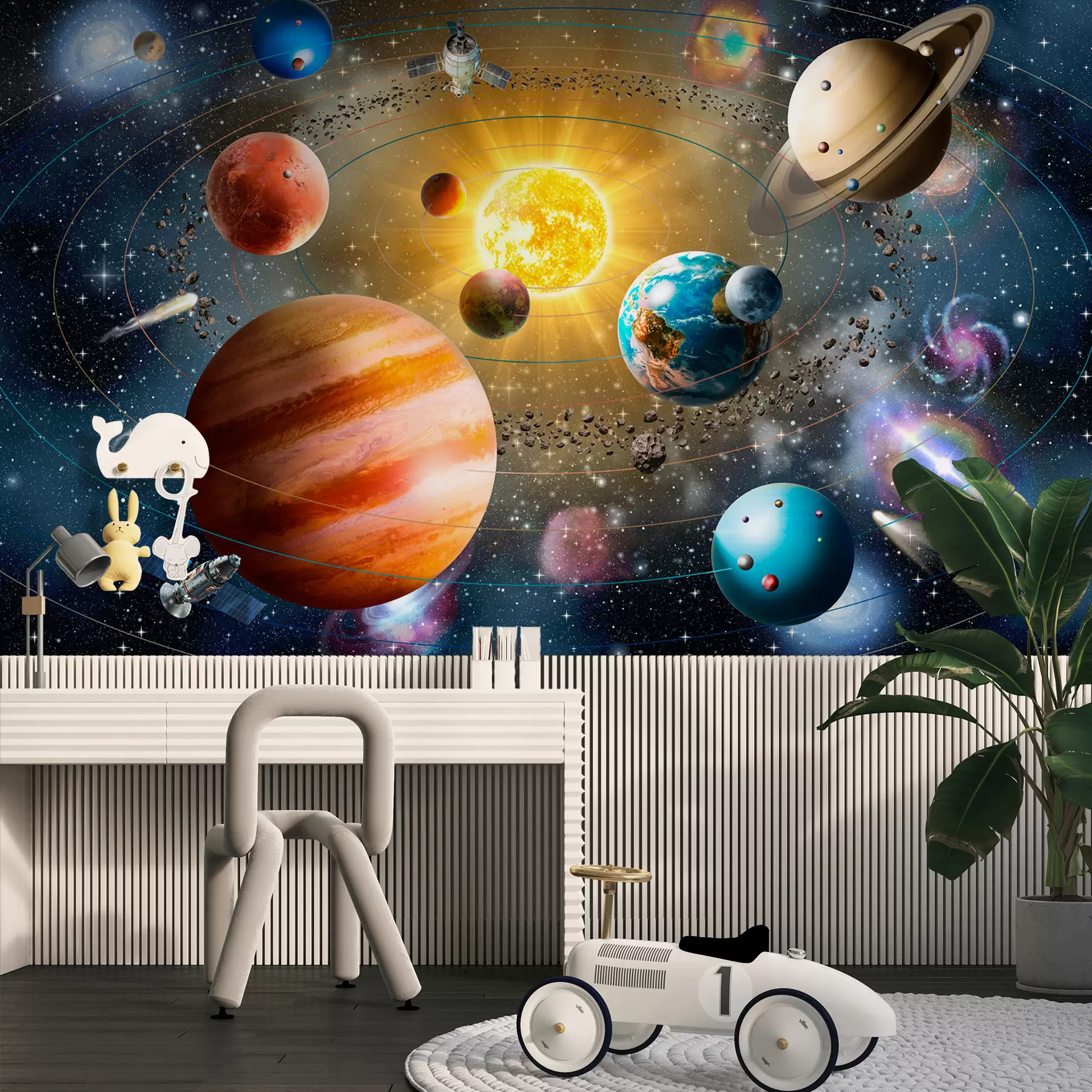 wall murals Очаравајући простор, соларни систем u97222