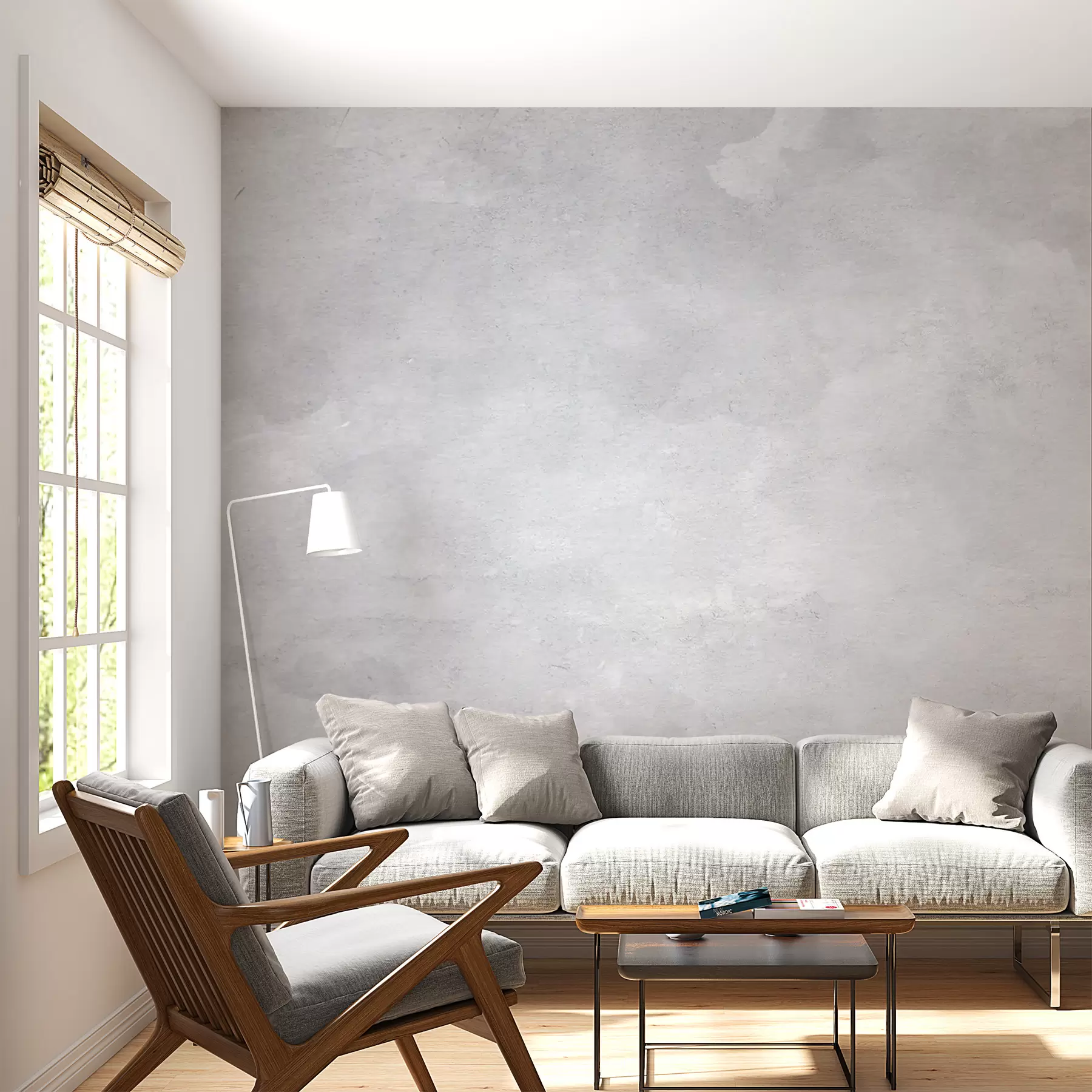 wall murals Сива Смоки бетон u97232