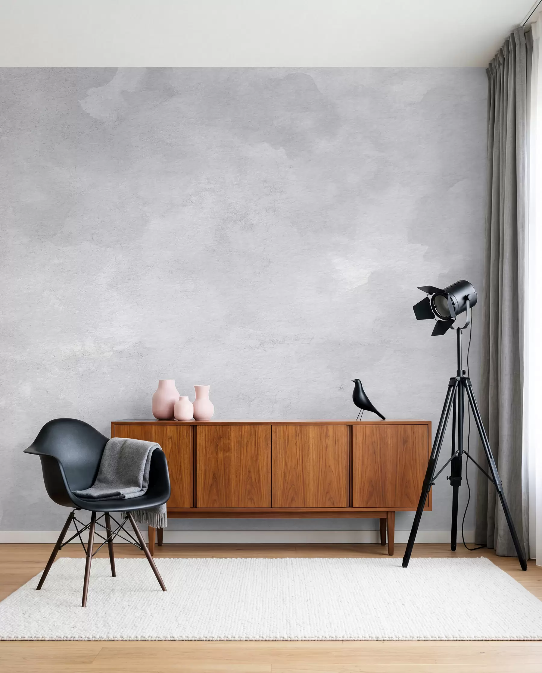 wall murals Сива Смоки бетон u97232