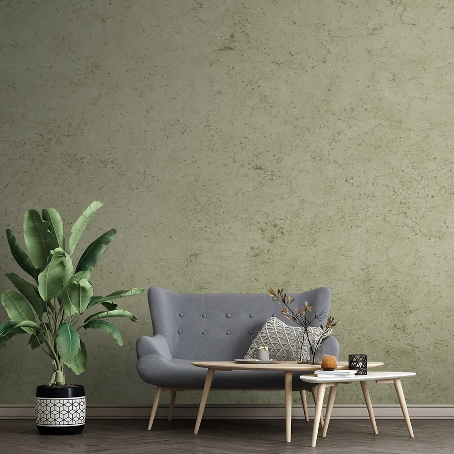 wall murals Маслиново бетонски зид u97235