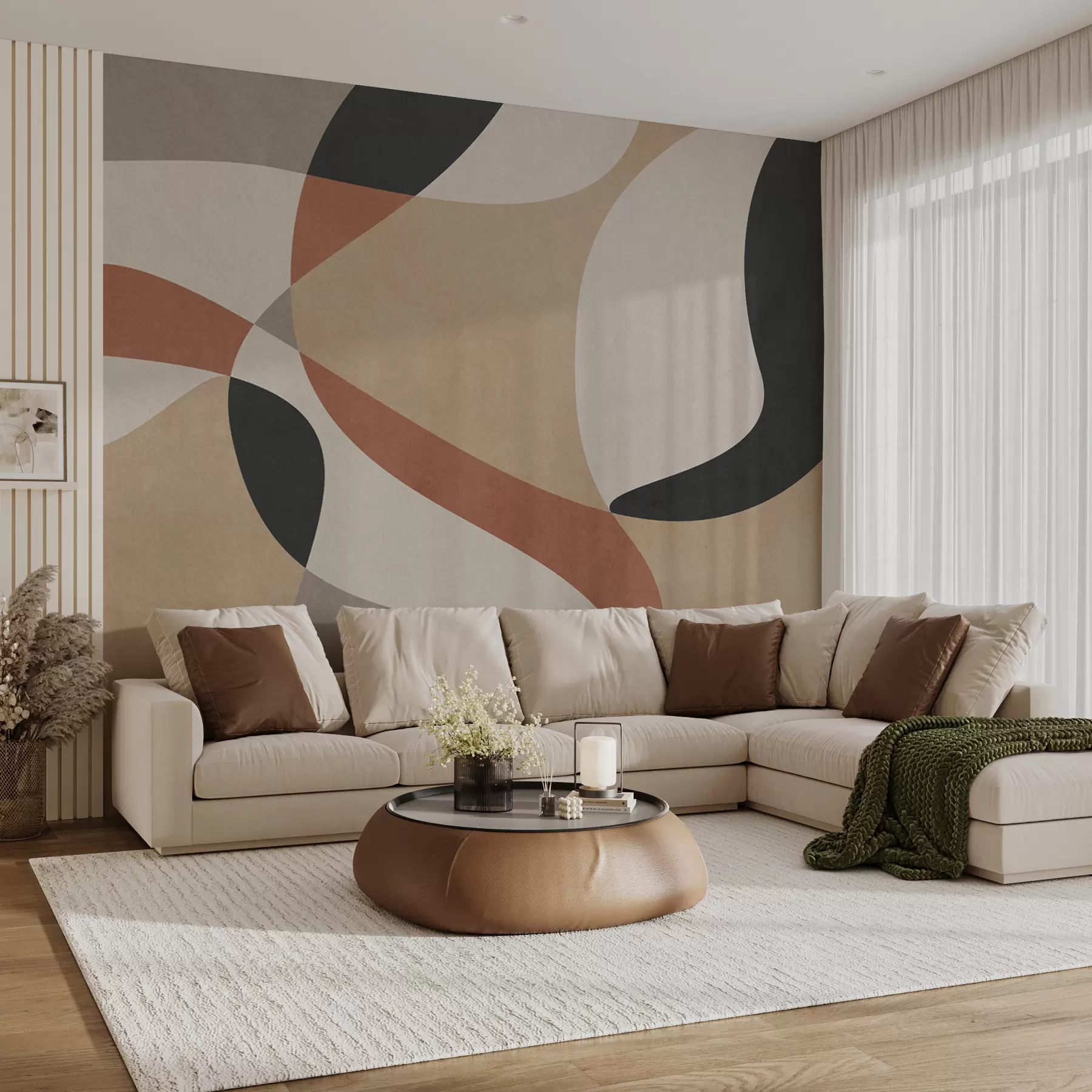 wall murals Модерна геометријска абстракција Грунге поткровље Стиле u97206