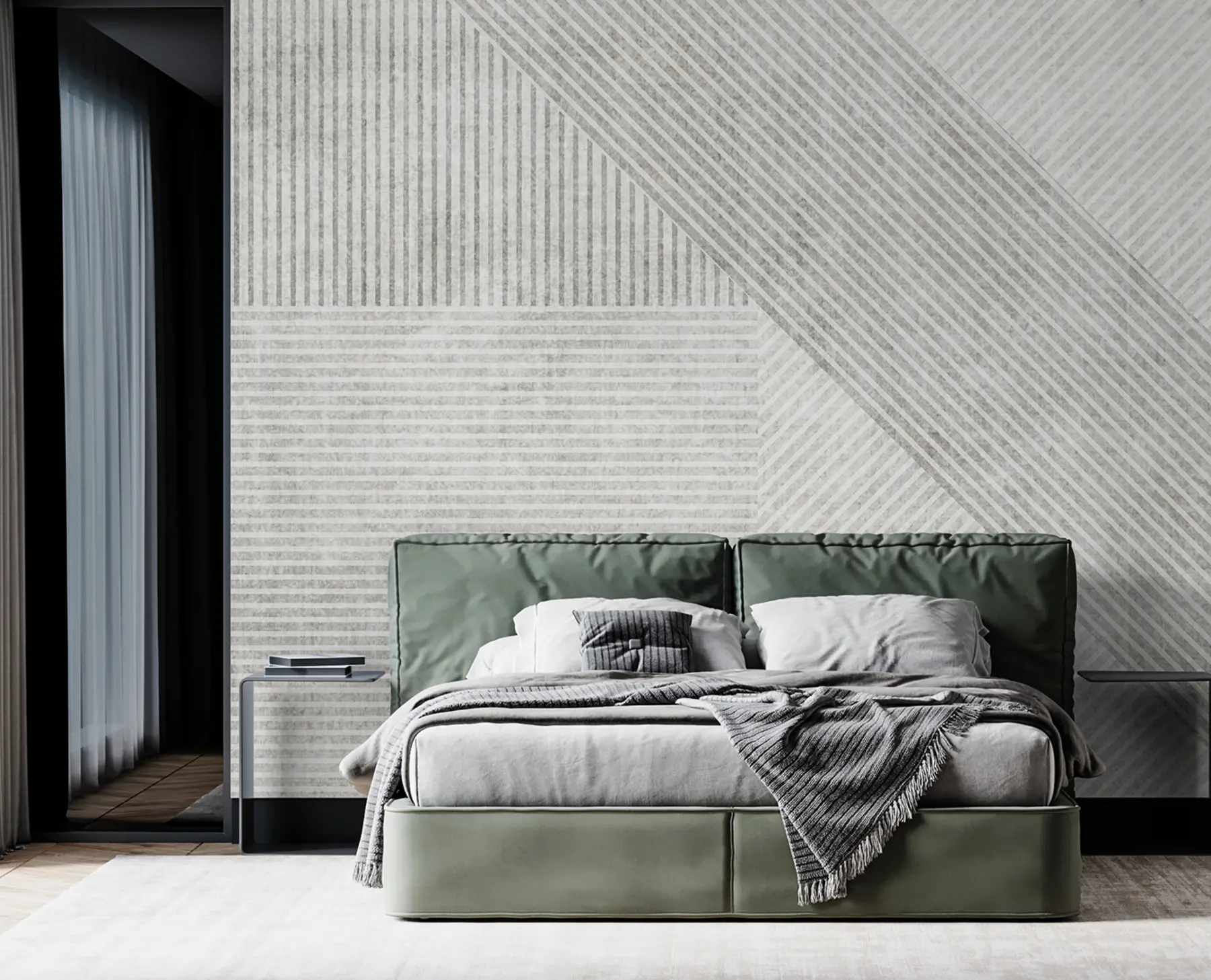 wall murals Геометријске винтагене линије u96331