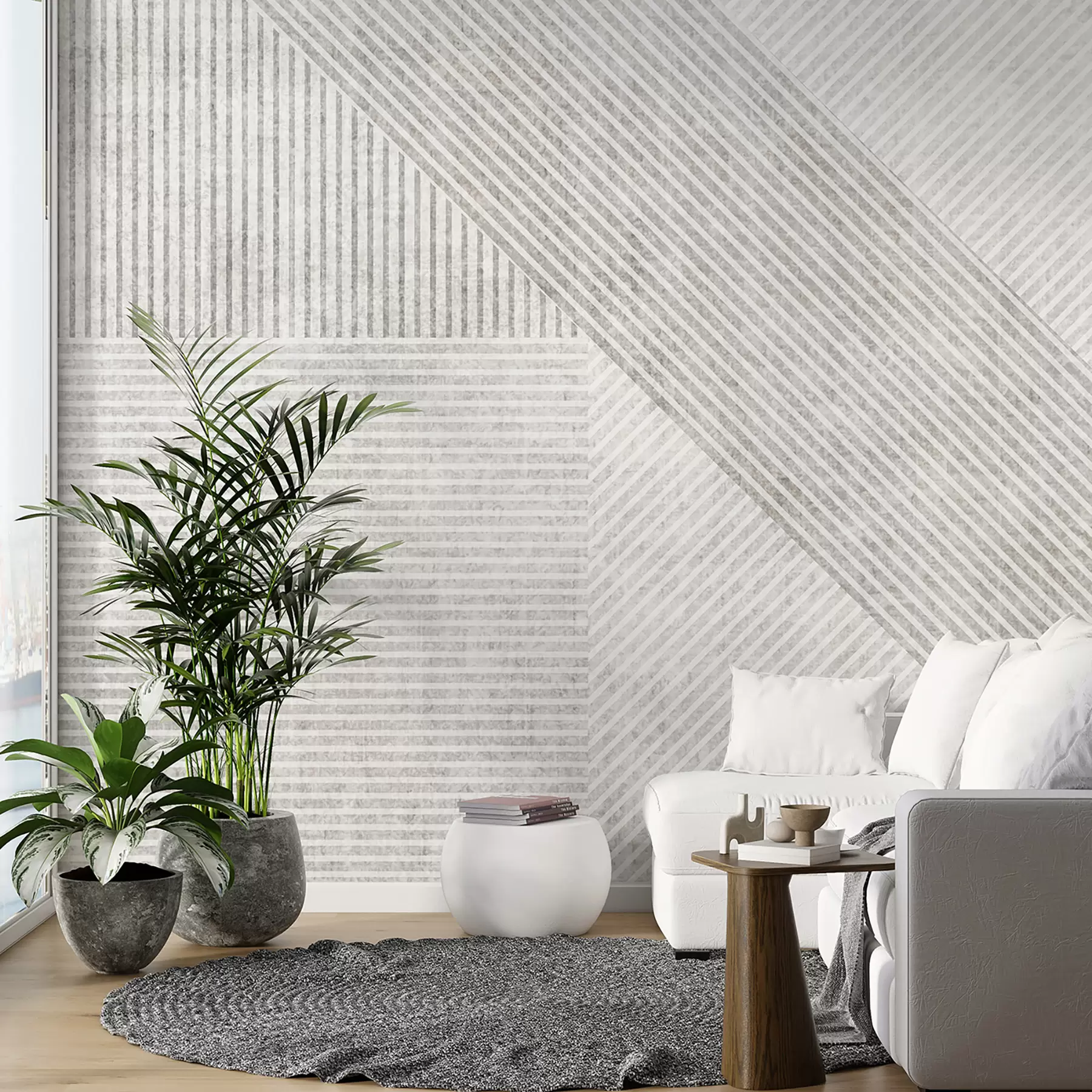 wall murals Геометријске винтагене линије u96331