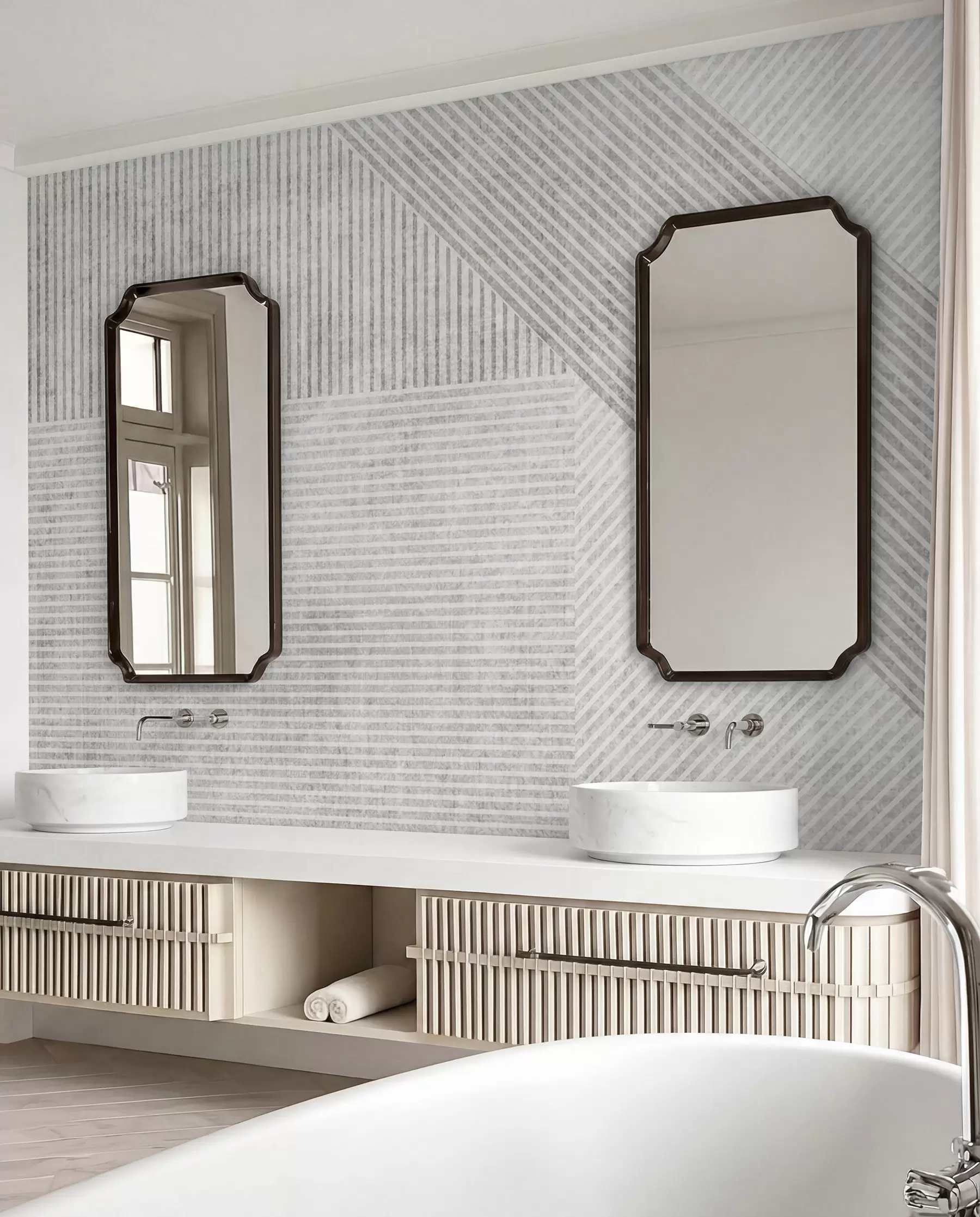 wall murals Геометријске винтагене линије u96331