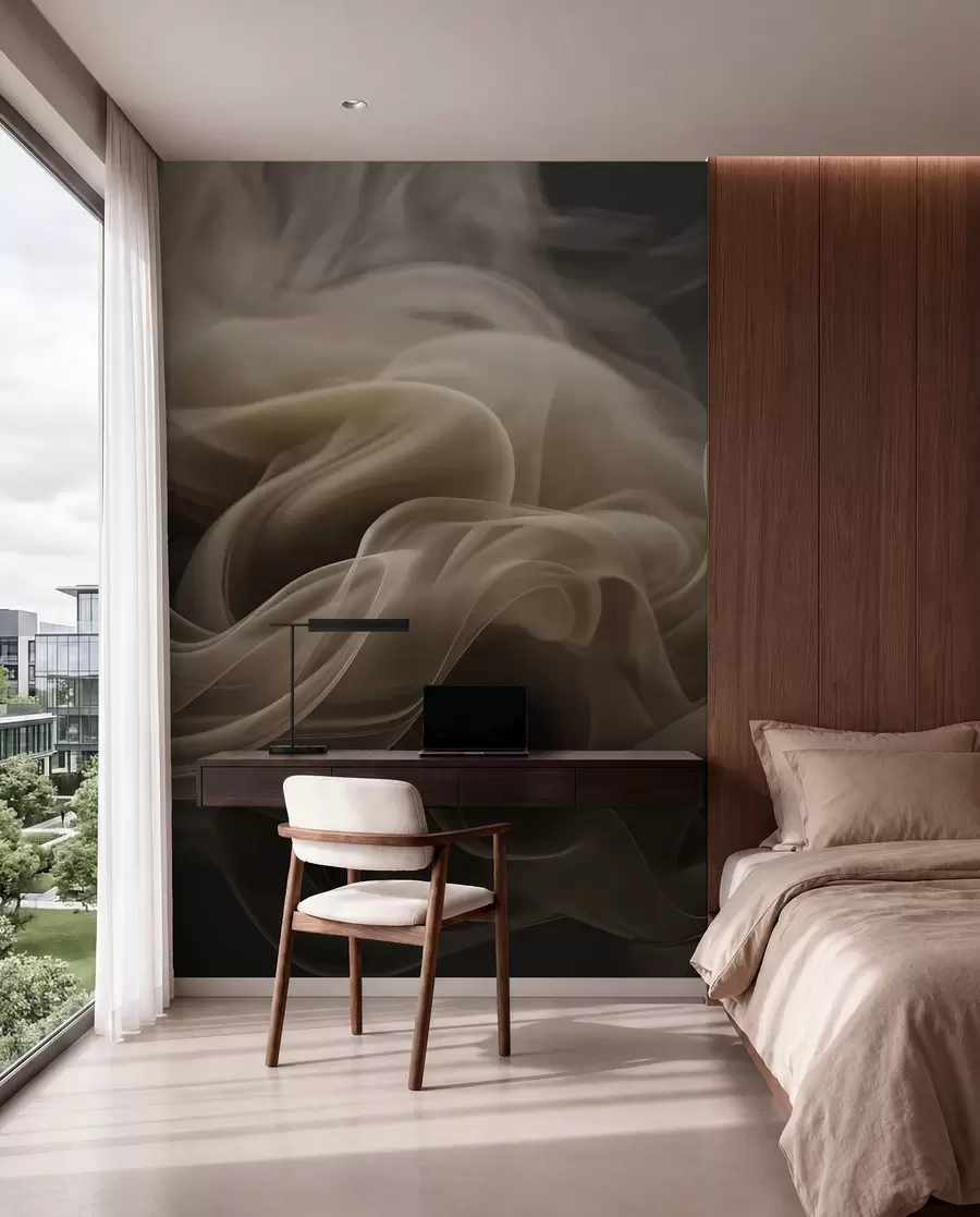 wall murals Апстрактни таласи дима u96591