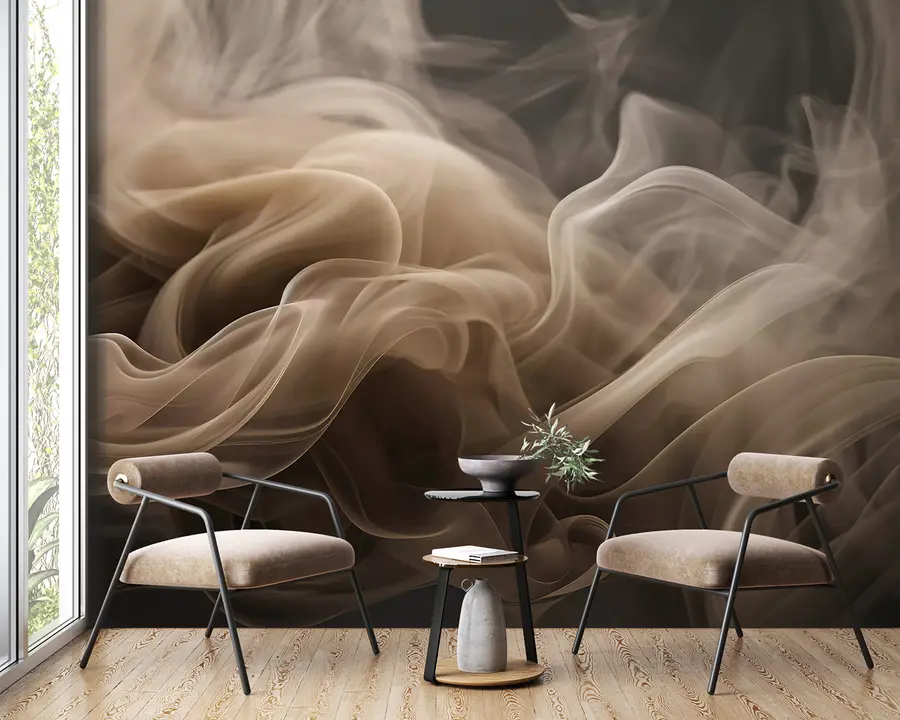 wall murals Апстрактни таласи дима u96591