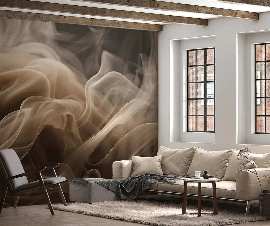 wall murals Апстрактни таласи дима u96591