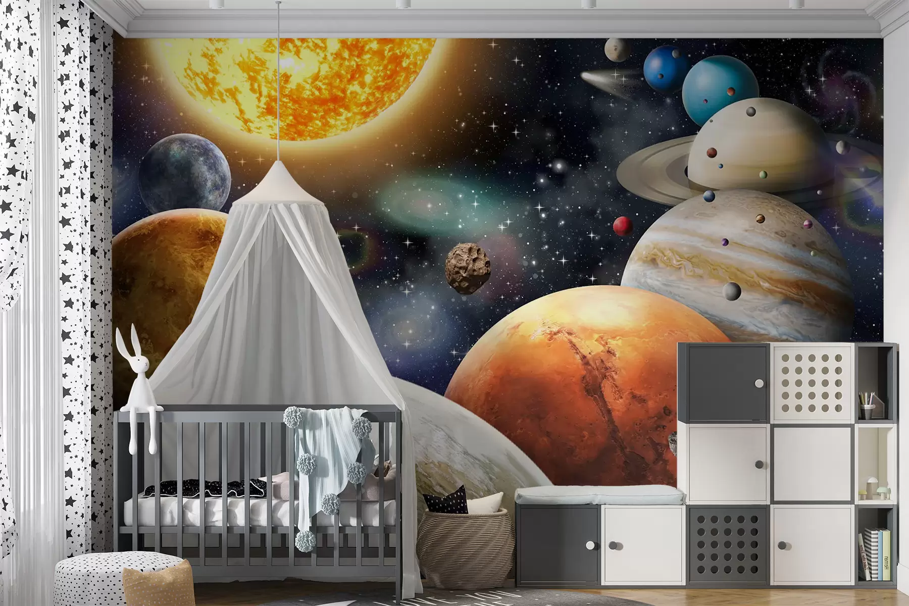 wall murals Шарене планете Сунчевог система u97422