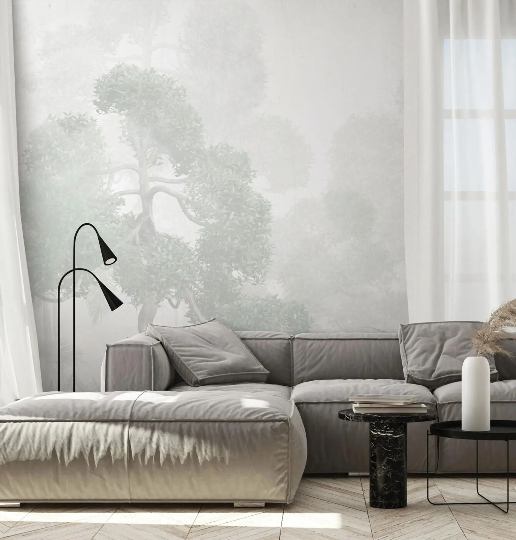 wall murals Тропско дрвеће и лишће u97399