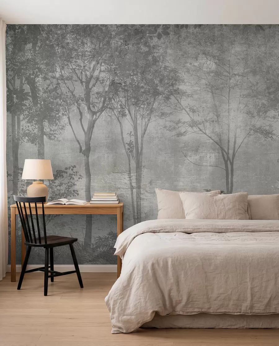 wall murals Слика шуме на каменом зиду u97401